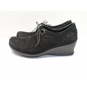 Wolky Hope Pombai Women's US 9-9.75 Suede Wedge Ankle Booties Shoes